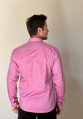 CAMISA SLIM FIT FIO A FIO 60 M/L