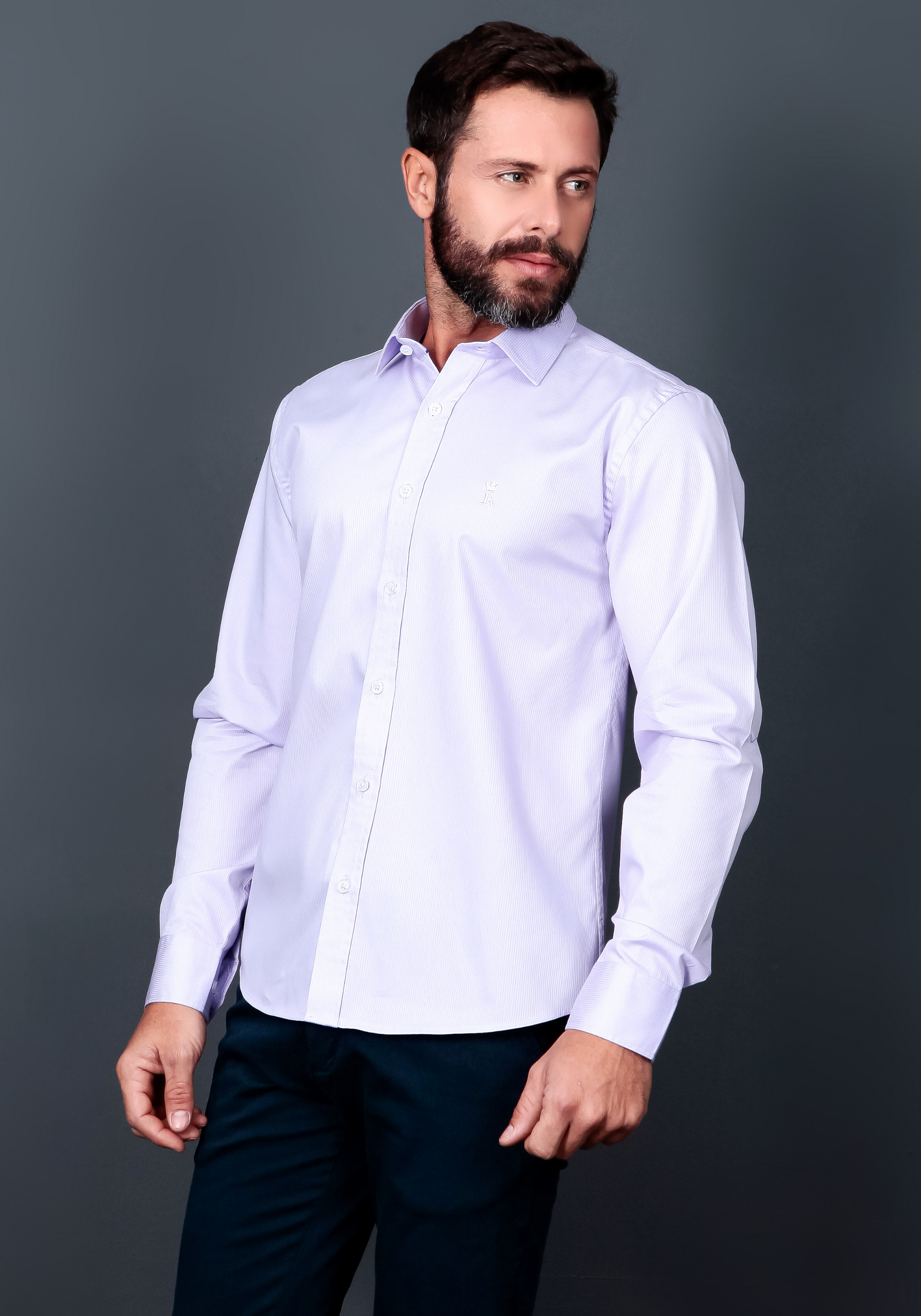 CAMISA SLIM FIT MAQ. FIO 100