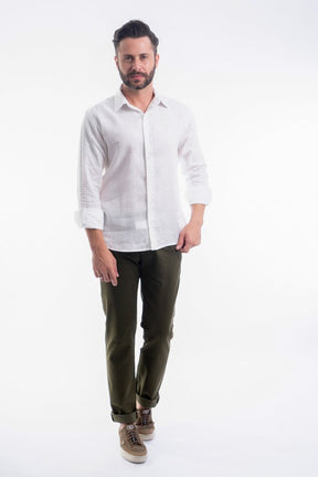 CAMISA SLIM FIT LINHO M/L