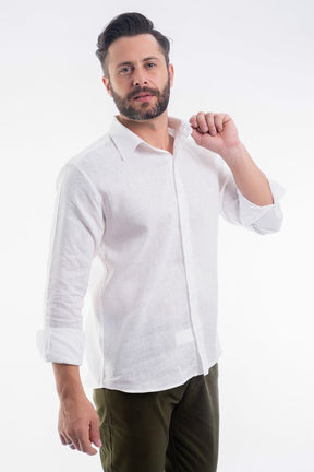 CAMISA SLIM FIT LINHO M/L