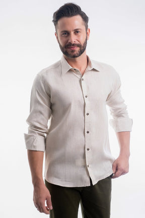 CAMISA SLIM FIT LINHO M/L