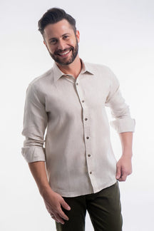 CAMISA SLIM FIT LINHO M/L