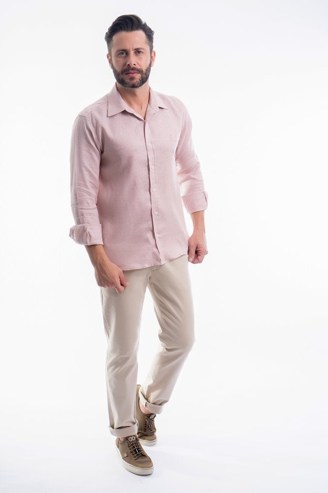 CAMISA SLIM FIT LINHO M/L