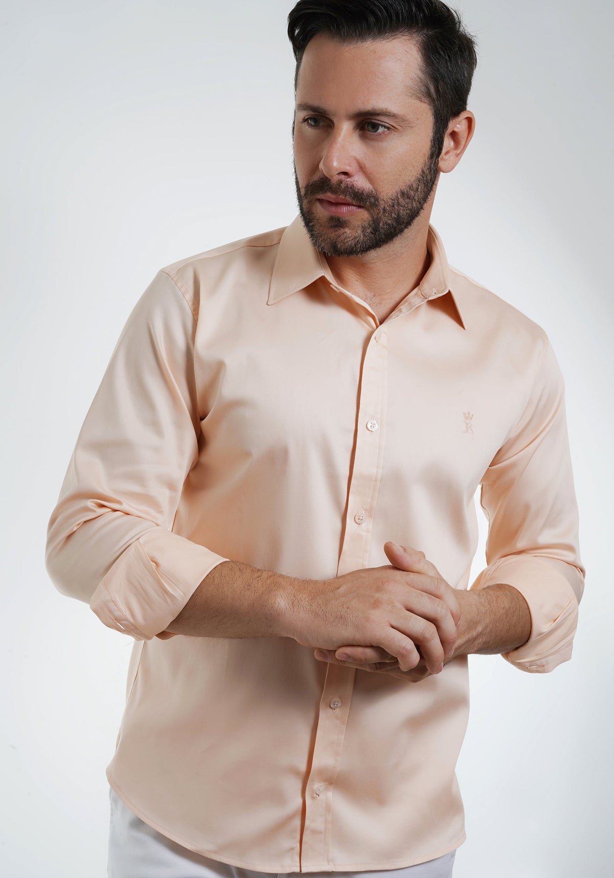 CAMISA SLIM FIT SATIM PUCCI PLUS M/L